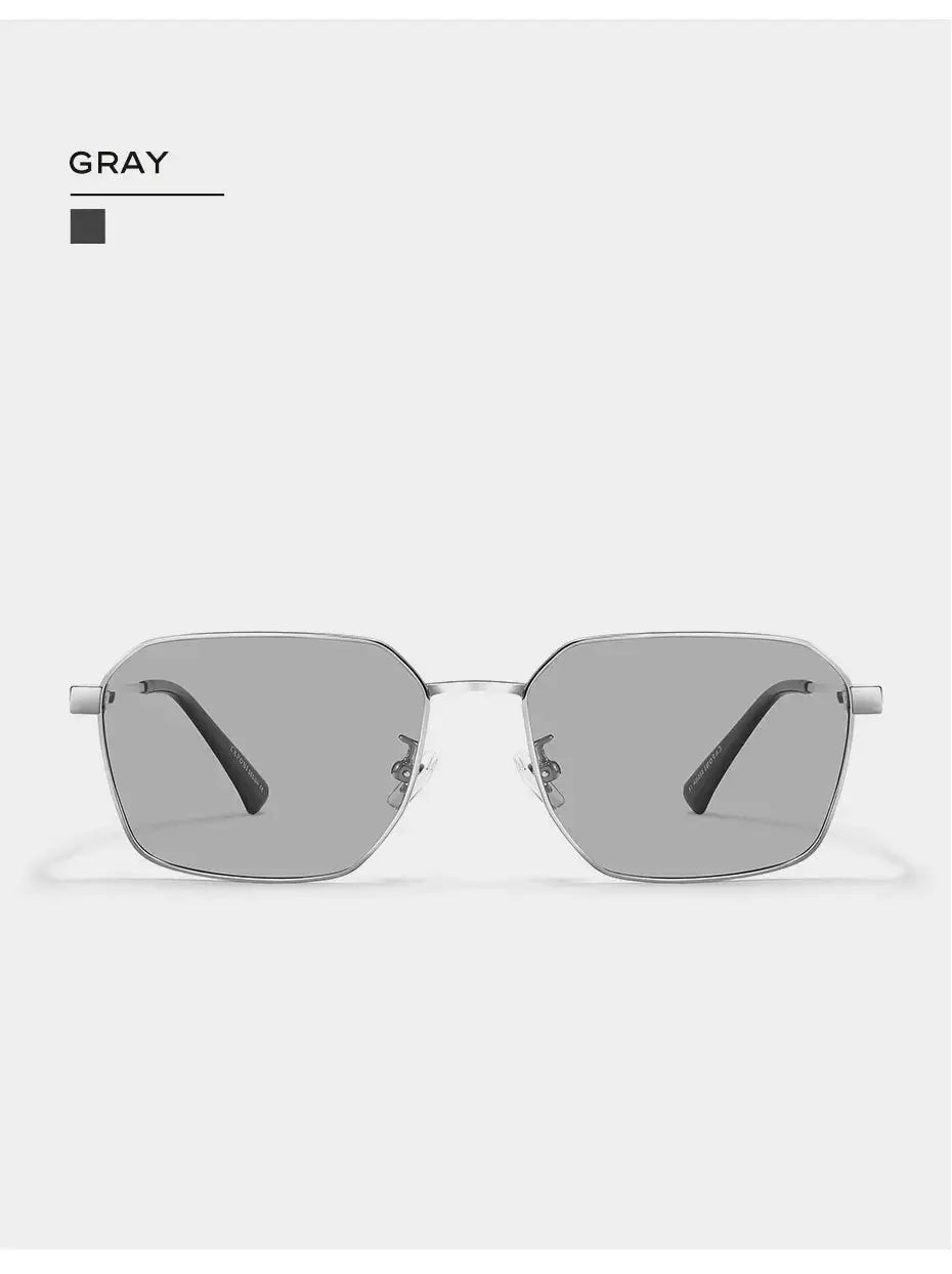CAPONI Polarized Sunglasses Men Outdoor Brand Design Black Sun Glasses Driving UV400 Protect Photochromic Gray Glasses BS24708 - Suncollections