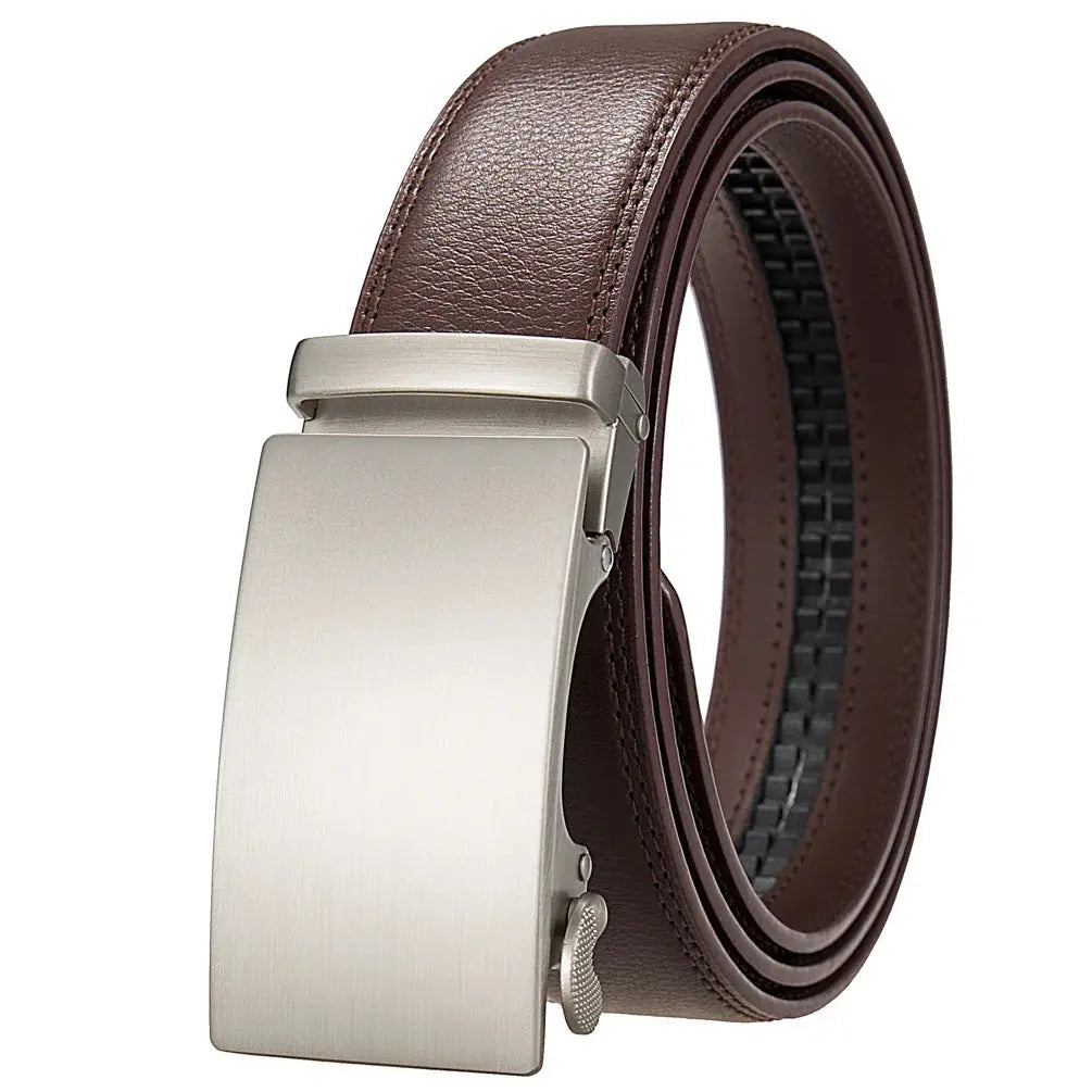 Famous Brand Belt Male Designer Automatic Buckle Genuine Leather - Suncollections