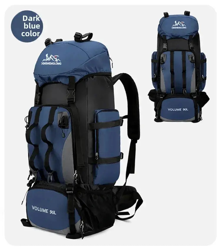 90L Waterproof Hiking Camping Backpack Trekking Bag Rucksack Large Capacity Travel Outdoor Sports Bags Camping Equipments - Suncollections