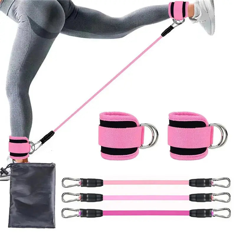 Resistance Band Set Workout Exercise Equipments Ankle Straps - Suncollections
