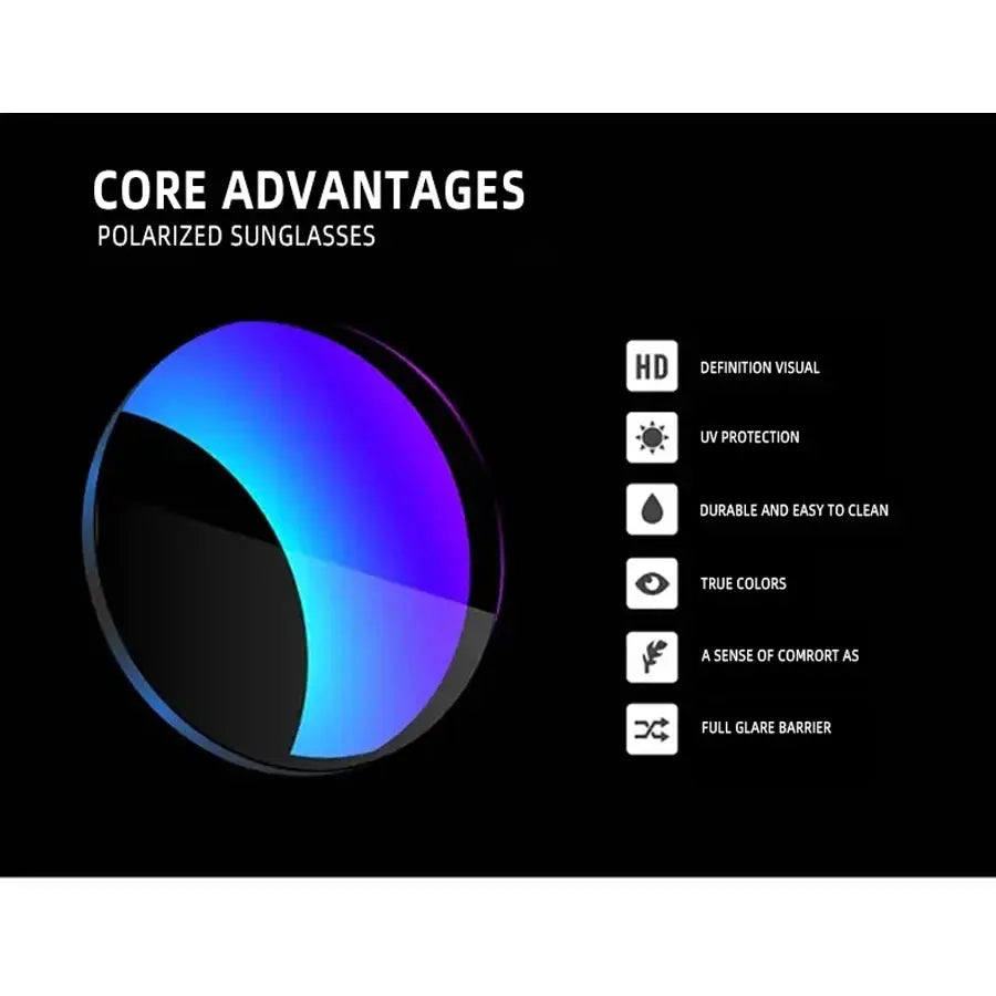 Men Photochromic Polarized Sunglasses Driving Fishing Chameleon Glasses Change Color Sun Glasses Day Night Vision UV400 Eyewear - Suncollections