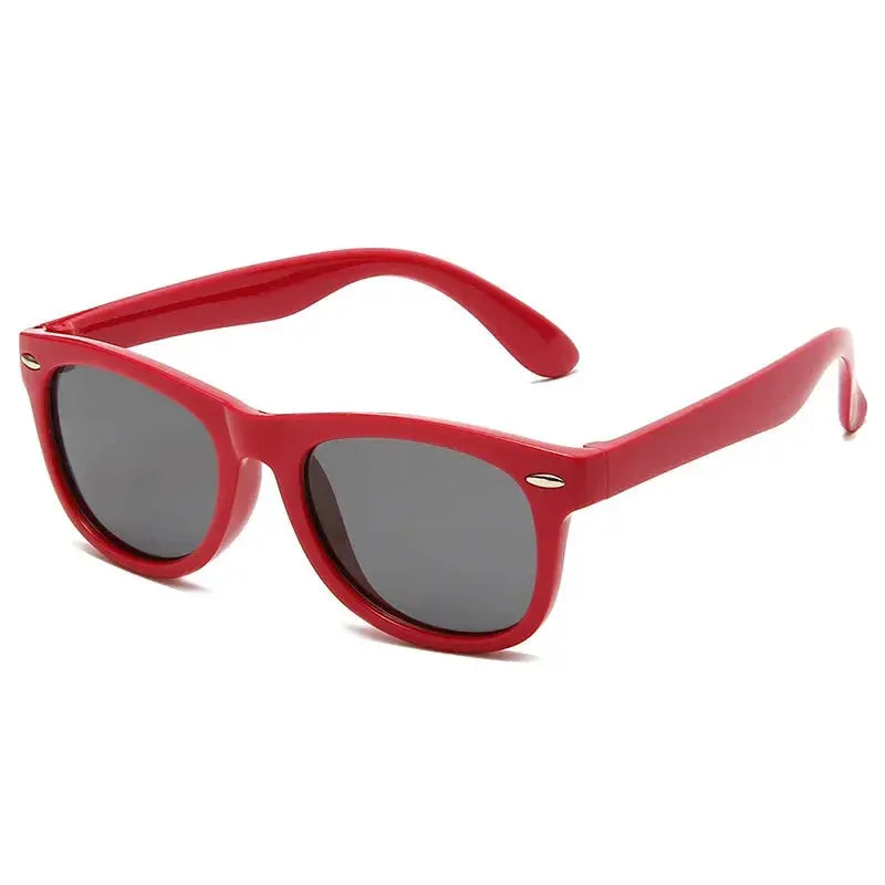 Kids Silicone Round Sunglasses Classic UV400 Eyewear for Boys Girls Computer Goggles Children Sunglasses UV Protection Eyewear - Suncollections