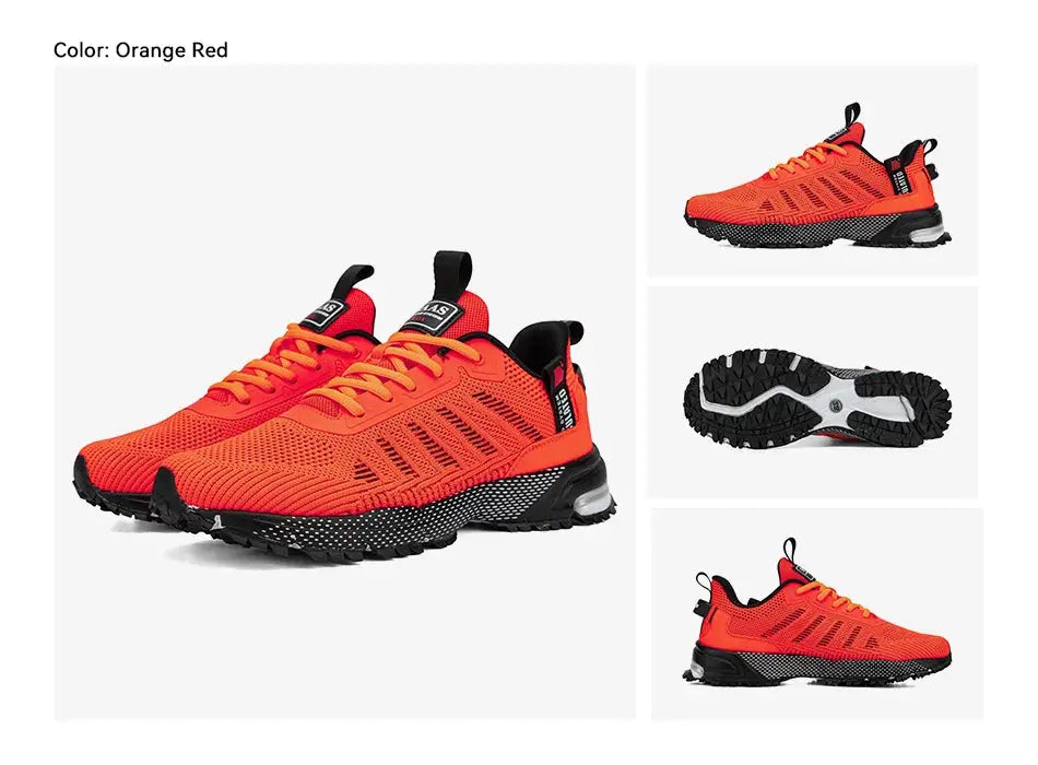 Men's Running Shoes Baasploa Male Sneakers Shoes Breathable Mesh Outdoor Grass Walking Gym Shoes For Men Plus Size 41-50 Suncollections