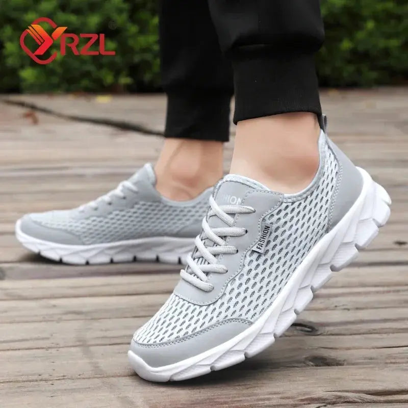 YRZL Men's Tennis Lightweight Breathable Mesh Athletic Shoes Outdoor Jogging Running Walking High Quality Sport Sneakers for Men Suncollections