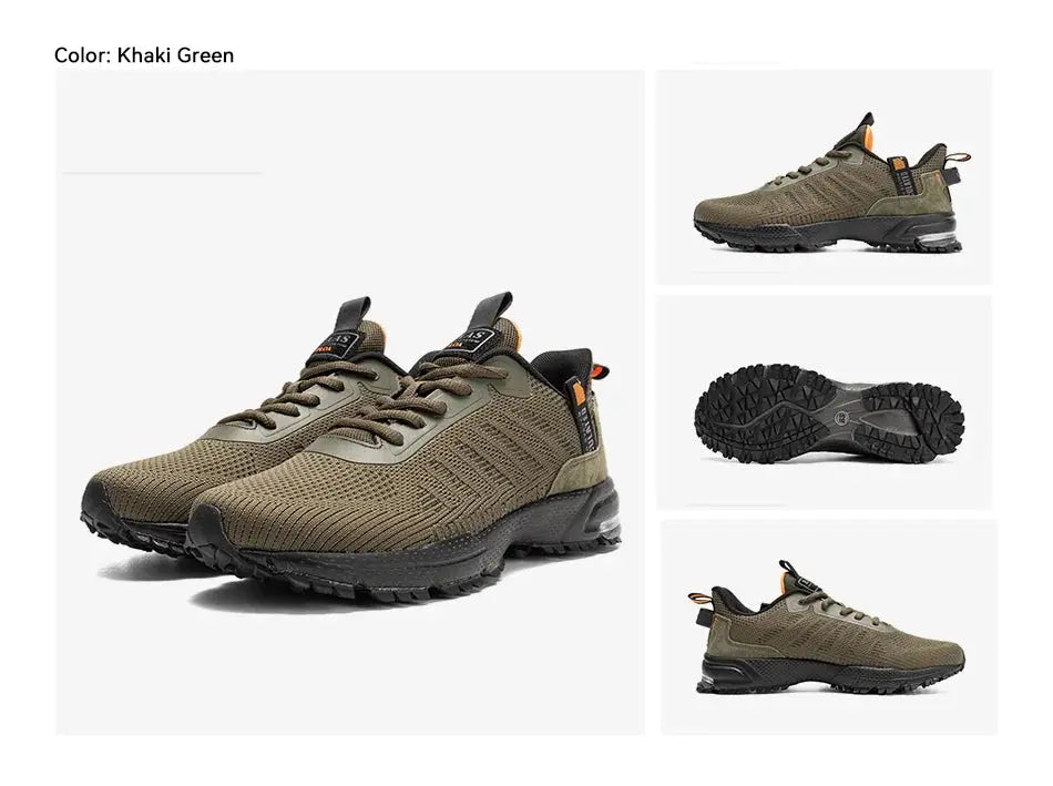 Men's Running Shoes Baasploa Male Sneakers Shoes Breathable Mesh Outdoor Grass Walking Gym Shoes For Men Plus Size 41-50 Suncollections