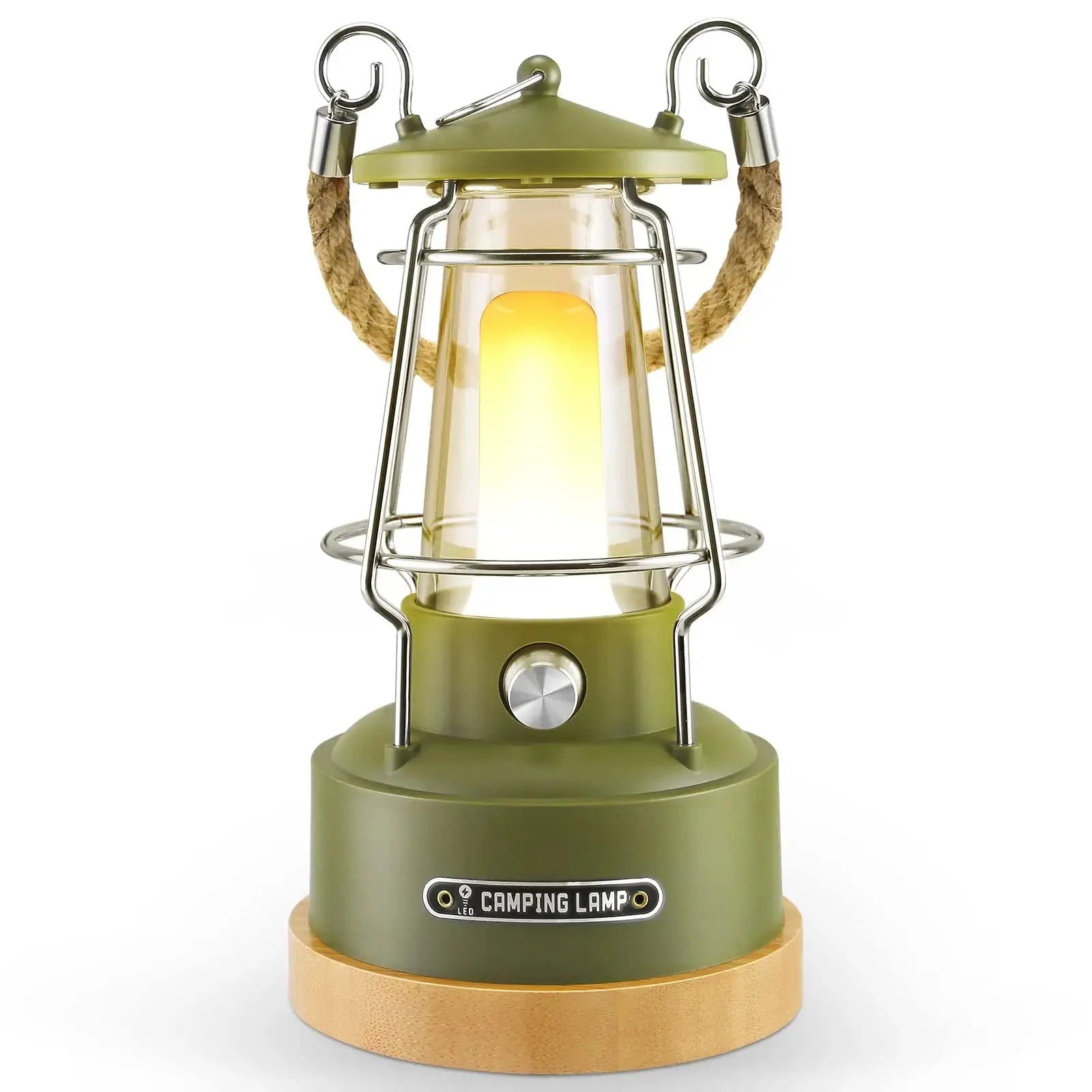 VN Retro Handle Camping Lantern Rechargeable Dimmable LED Vintage Lanterns Battery Powered Waterproof LED Retro Camping Lights - Suncollections