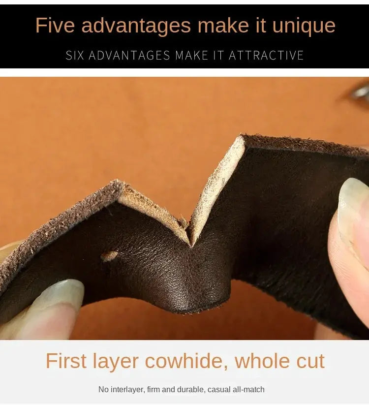 Belt men's genuine leather, genuine cowhide - Suncollections