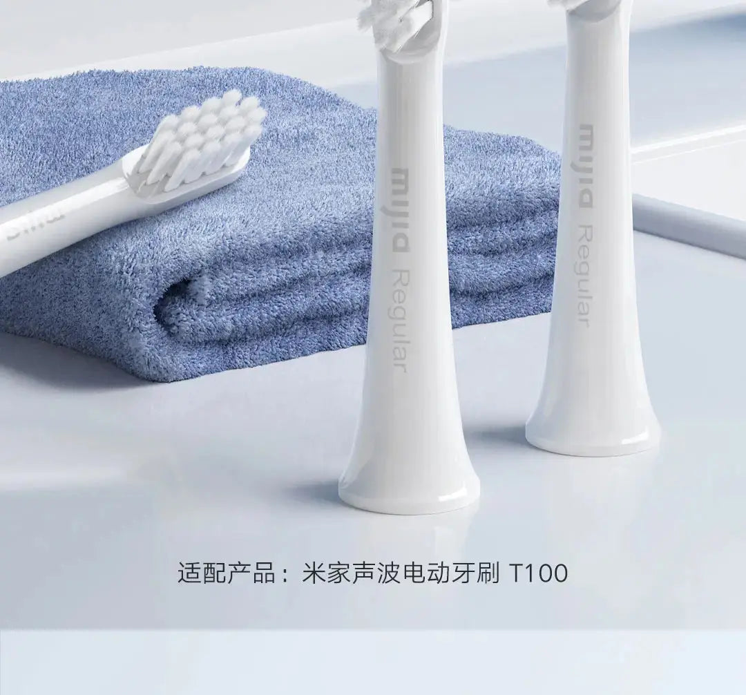 Original Xiaomi T100 Toothbrush Replacement Teeth Brush Heads Mijia T100 Electric Oral Deep Cleaning Toothbrush Heads - Suncollections