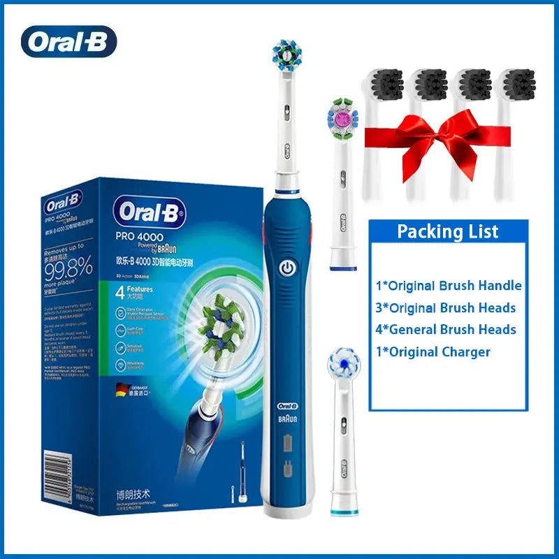 Oral B P4000 Electric Toothbrush 3D - Suncollections