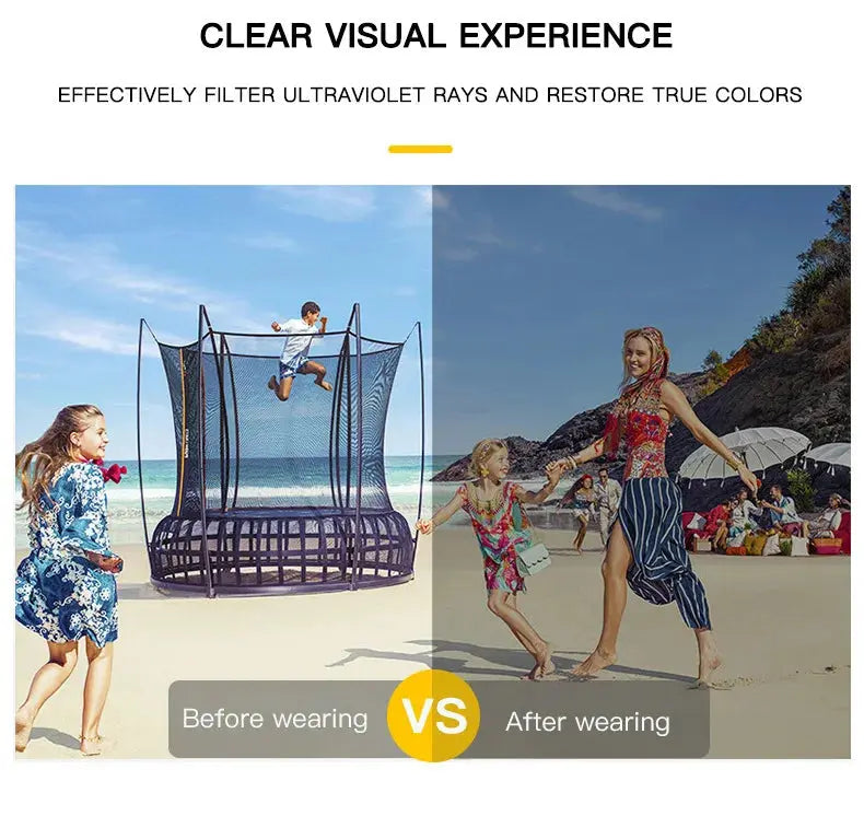 Vintage Square Sunglasses for Women Men Thick Frame Double Bridges Eyewear Female Chic Polygon Sun Glasses UV400 Shades - Suncollections