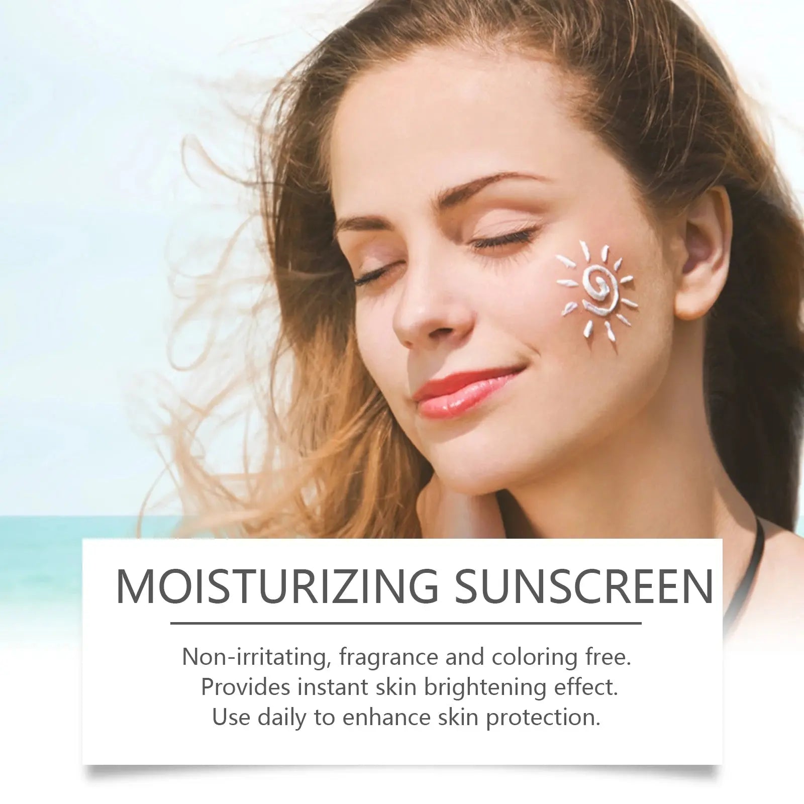 Sunscreen Cream Spf 90+ UV Protective Sunburn Repair Cream Sun Block Isolation Cream Moisturizing Oil-Control Skin Care Products - Suncollections