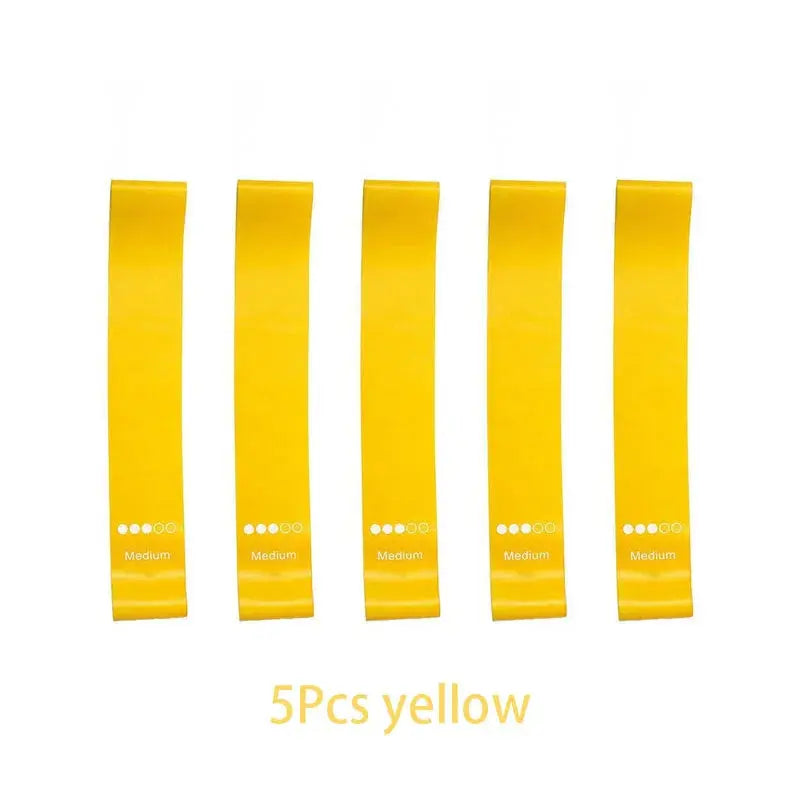 5Pcs/Set Yoga Resistance Rubber Bands - Suncollections