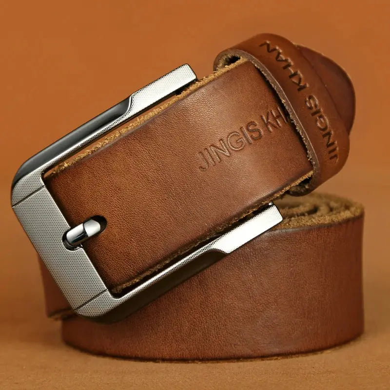 Belt men's genuine leather, genuine cowhide - Suncollections