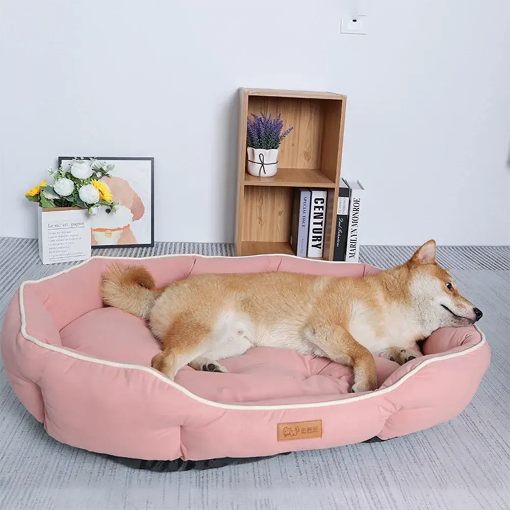 Pet Sofa Sleeping Bed Large Dog Bed House for Cats Big Space Dog Sofa Sleeping Mat Winter Warm Dog Cushion Suncollections