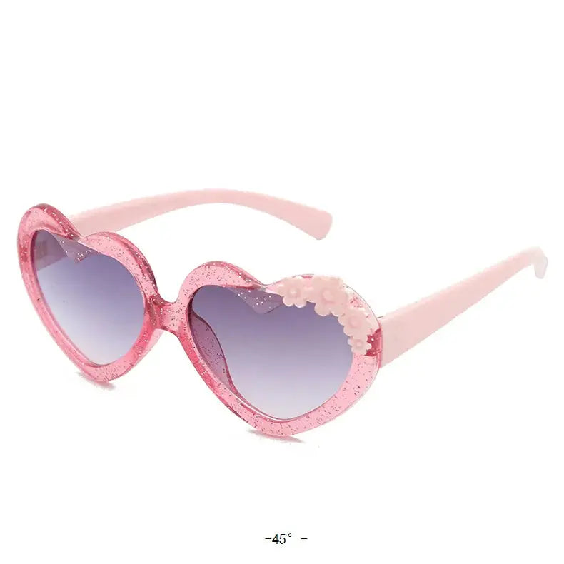 Girls Boys Cute Cartoon Flower Sunglasses Outdoor Sun Protection Children Lovely Vintage Glasses Protection Classic Kids Eyewear - Suncollections