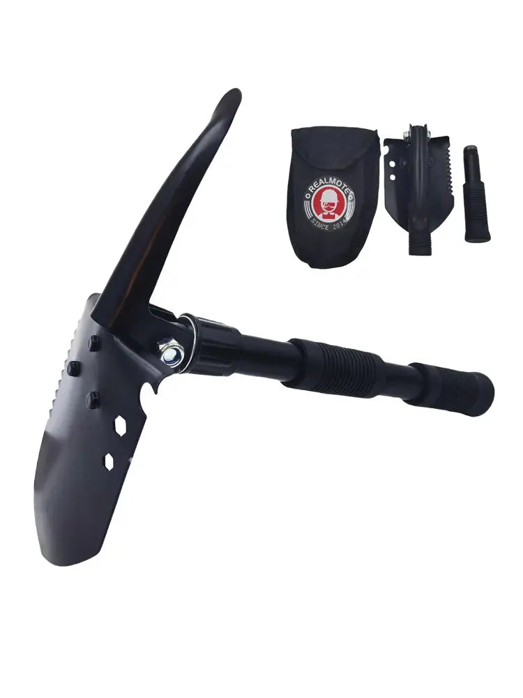 Multifunctional Garden Shovel Hoe Outdoor Folding Camping Spade Portable Weeding Pick Emergency Tool Kit - Suncollections