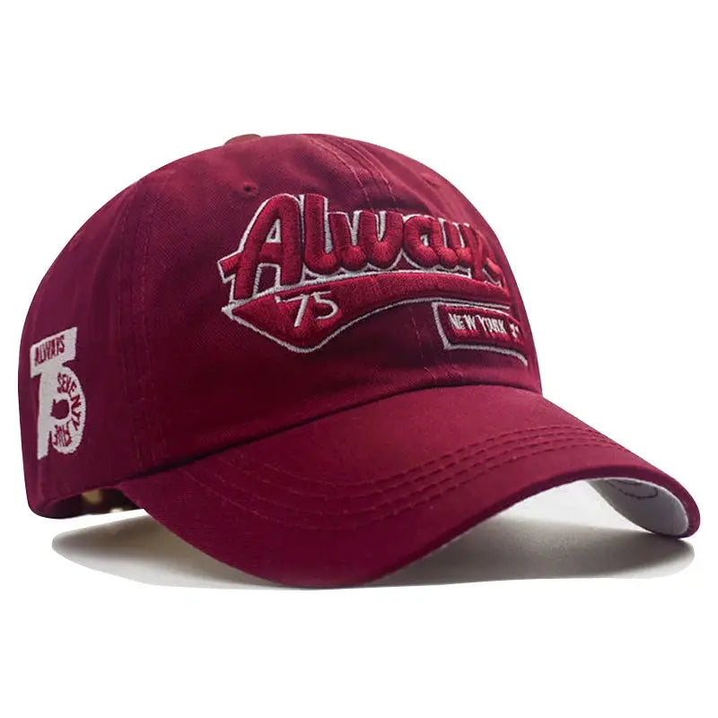 New Outdoor Cotton Golf Cap For Women Fashion Casual Retro Embroidery Men's Cap Sports Snapback Hat Hip Hop Rebound Cap - Suncollections