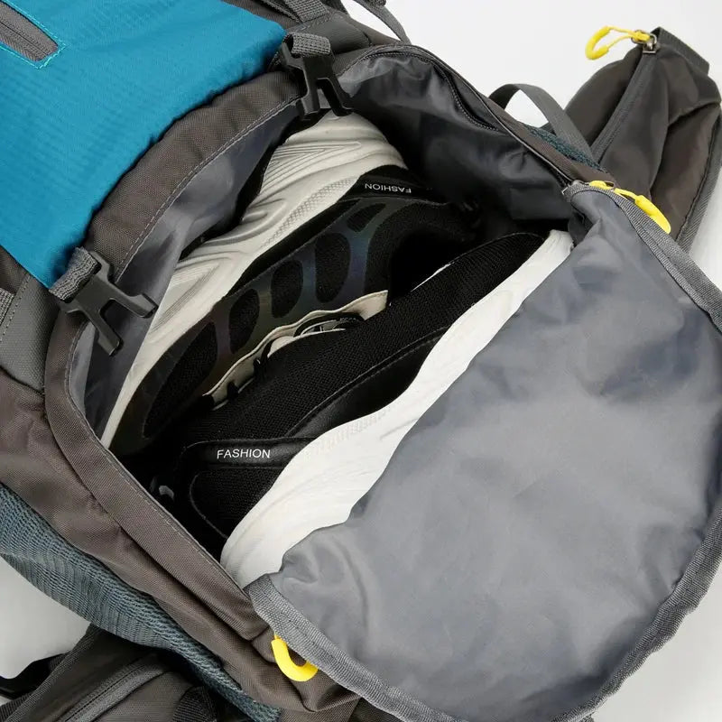 70L Camping Backpack Large Capacity Hiking Travel Outdoor Sports Waterproof Trekking Climbing Mountaineering Double Shoulder Bag - Suncollections