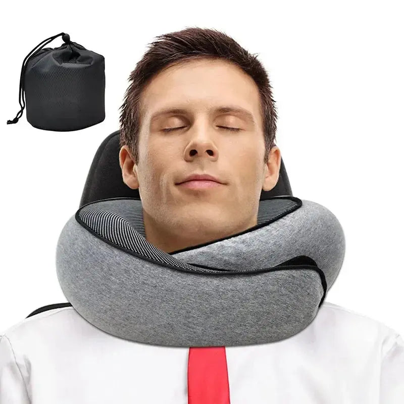 Memory Foam Neck Pillow, Support on travelling - Suncollections
