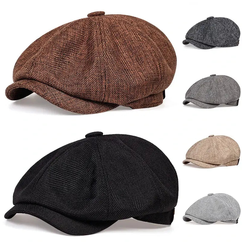 Men Casual Newsboy Hat Spring Autumn Retro - Suncollections