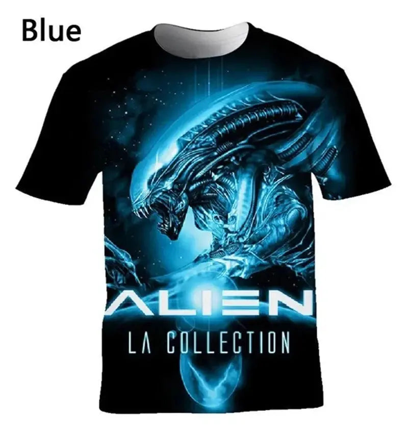 Predator Graphic T Shirt For Men Fashion Streetwear Hip Hop 3d Printed Horror Movie Alien T-shirt Summer Casual Womens Clothing - Suncollections
