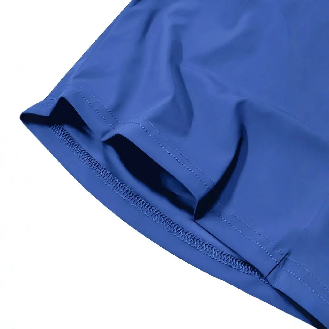 Men's casual pants, ice silk casual pants, sports cropped pants, high stretch, zippered pockets, elastic pants, fashionable casu Suncollections