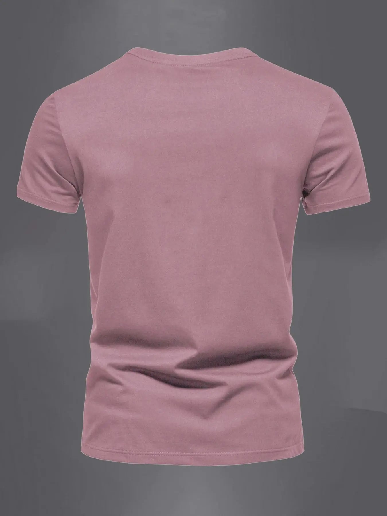 Summer men's 100% pure cotton casual sports loose oversized simple letter pattern printed round neck short sleeved T-shirt top - Suncollections