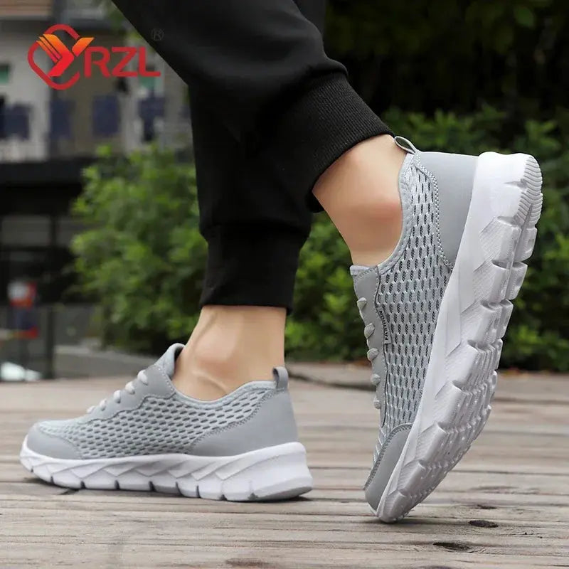 YRZL Men's Tennis Lightweight Breathable Mesh Athletic Shoes Outdoor Jogging Running Walking High Quality Sport Sneakers for Men Suncollections
