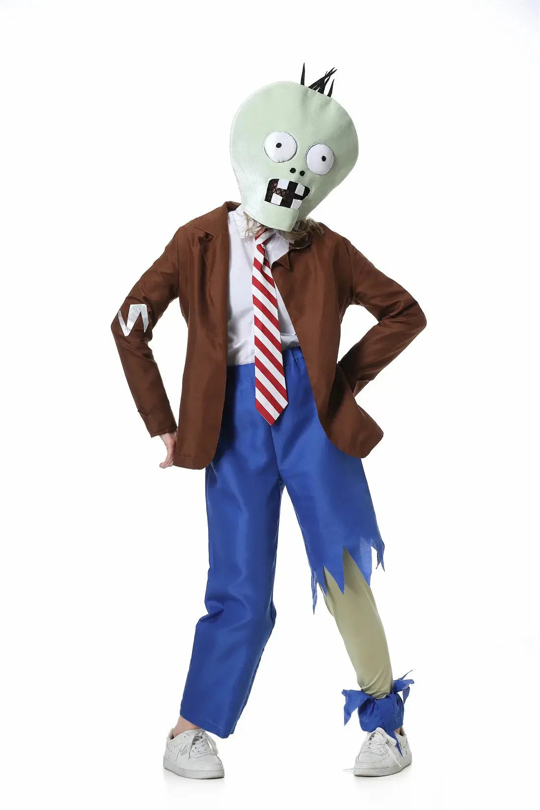 Halloween Kids Adult Funny Cosplay Game Zombies Novelty Jumpsuit Mask Outfit Clothes Festival Carnival Dress Up Party Stage Show Suncollections