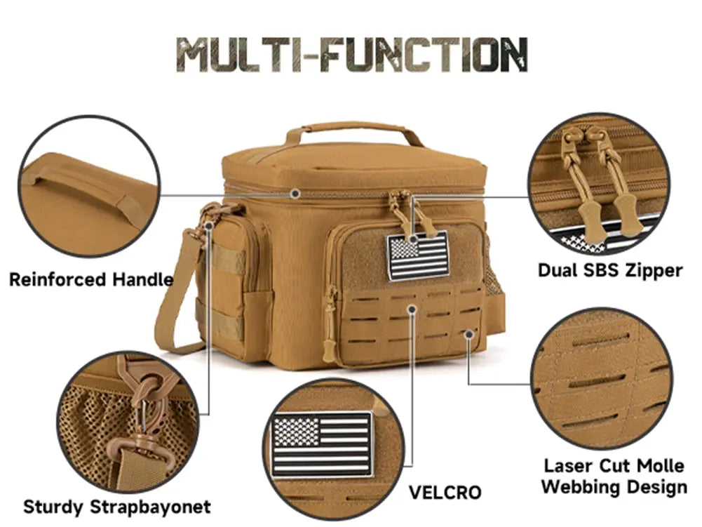 Tactical Lunch Bag for Men Outdoor Heavy Duty - Suncollections