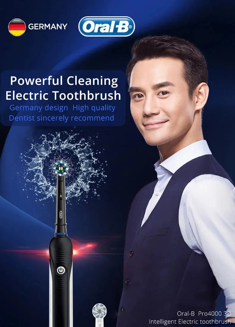 Oral B Electric Toothbrush Pro 4000 3D - Suncollections
