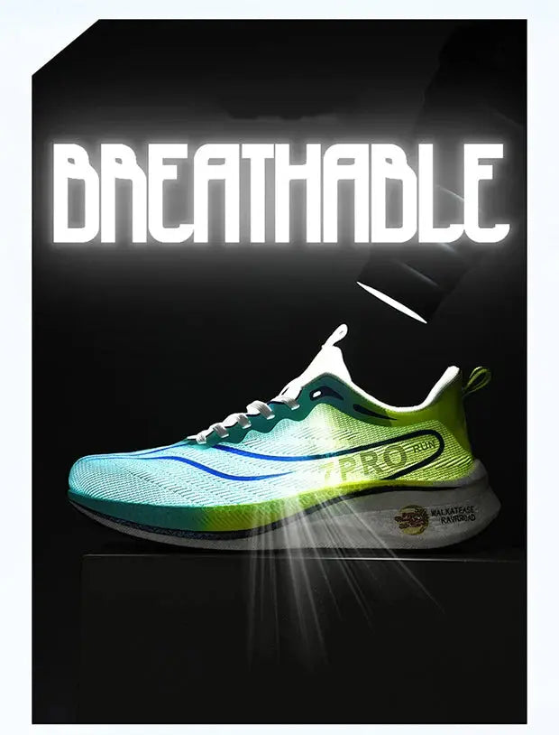 Summer Men's Running Shoes New Professional Carbon Plate Sports Training Shoes Outdoor Non-slip Shock-absorbing Tennis Shoes Suncollections