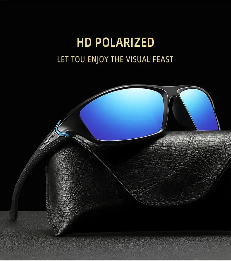 Men And Women Outdoor Sports Polarized Sunglasses With Chain Cycling Climbing Skiing Fishing Vintage Sun Glasses UV400 Eyewear - Suncollections