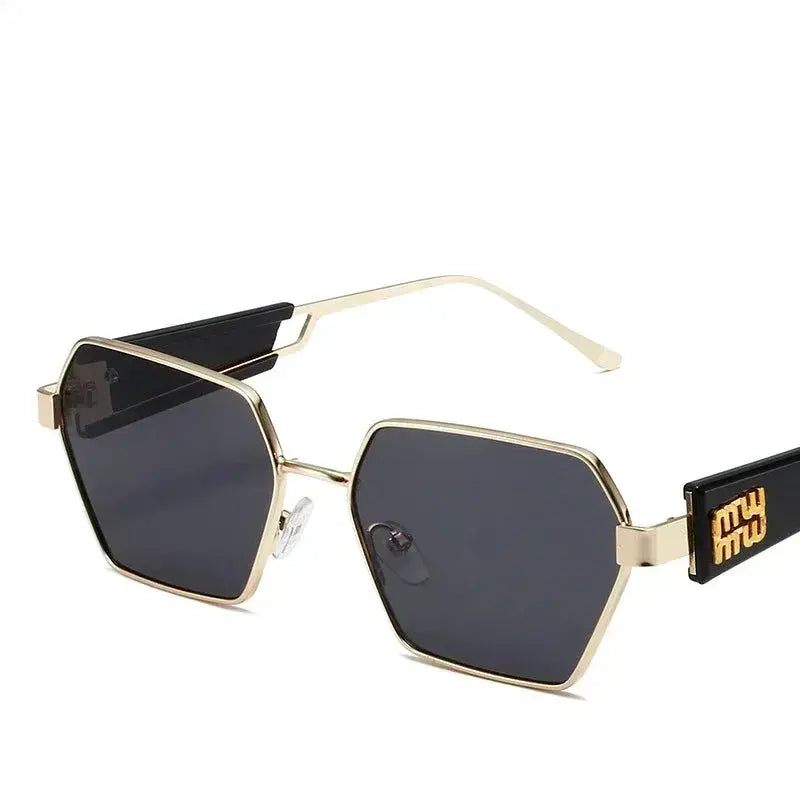 2025 High Quality Rectangle Sunglasses Women Metal Frame Glasses Fashion Brand Designer Vintage Eyewear UV Gafas De Sol Mujer - Suncollections