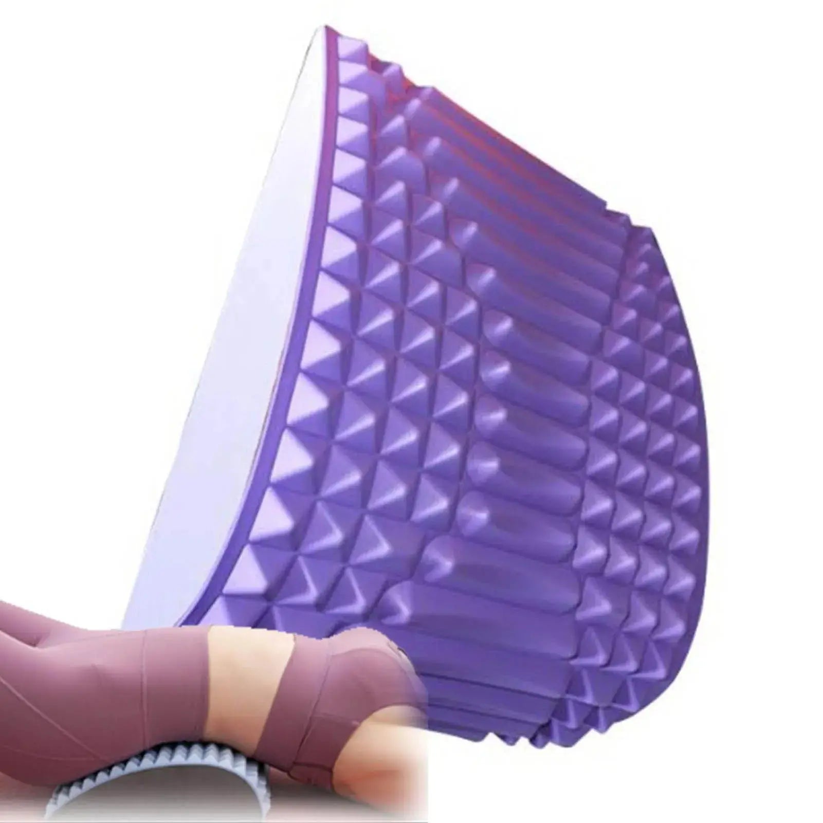 Back Stretcher Back Cracker Back Cracking Device Spine Deck Back Board Lumbar Stretcher for Lower Back Pain Relief Suncollections