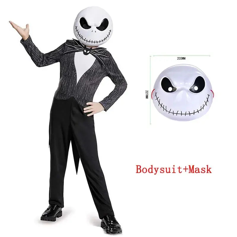 2025 Halloween Sally Cosplay Costume for Girl The Nightmare Before Xmas Role Play Dress Up Toddler Classic Sally&Jack Frocks Suncollections