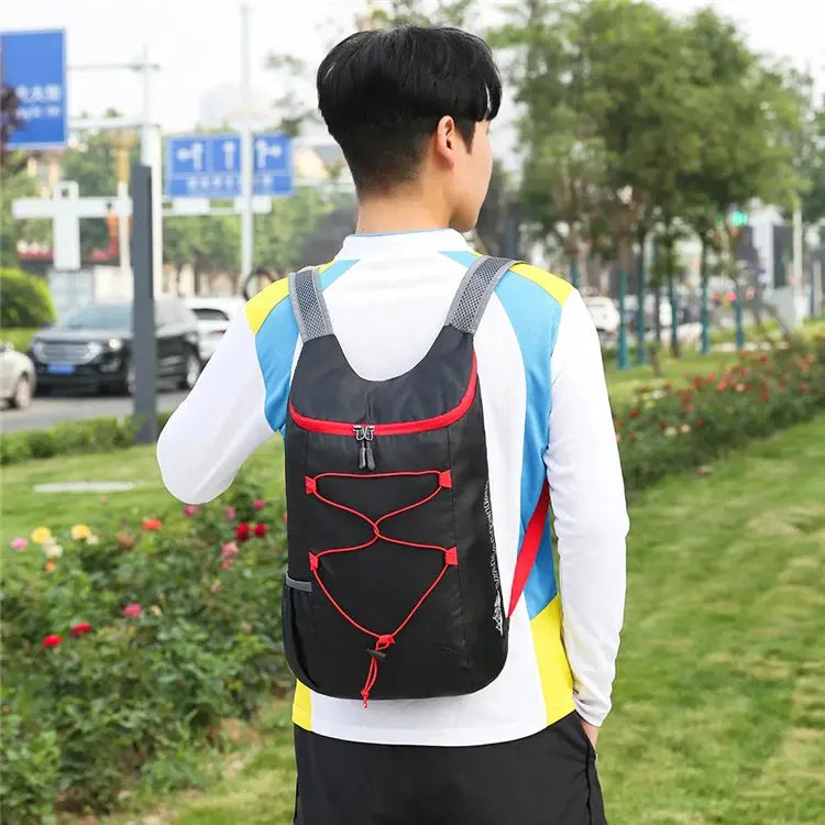 Camping Hiking Multifunctional Outdoor Folding Sports Backpack Ultra Lightweight Carrying Waterproof Nylon Fabric Fitness Bag - Suncollections