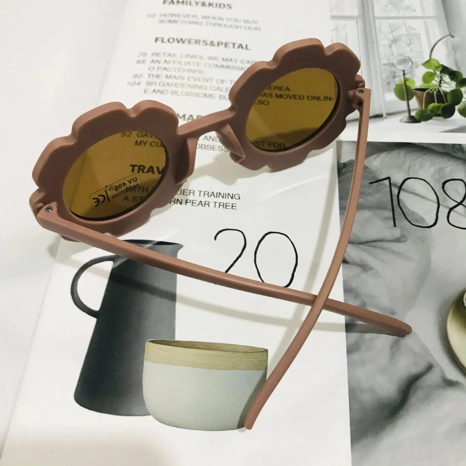 2023 new cute children's frosted glasses  color series baby sunglasses - Suncollections