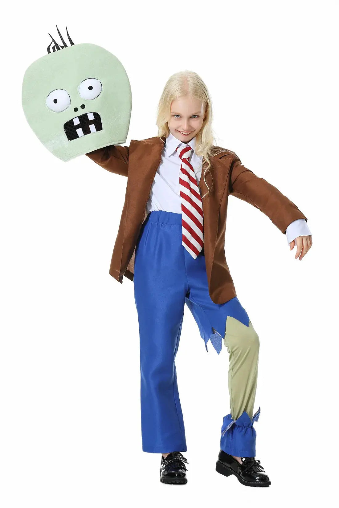 Halloween Kids Adult Funny Cosplay Game Zombies Novelty Jumpsuit Mask Outfit Clothes Festival Carnival Dress Up Party Stage Show Suncollections