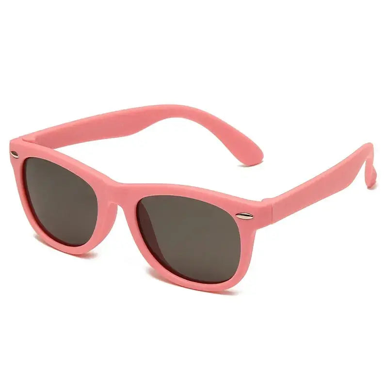 Kids Silicone Round Sunglasses Classic UV400 Eyewear for Boys Girls Computer Goggles Children Sunglasses UV Protection Eyewear - Suncollections