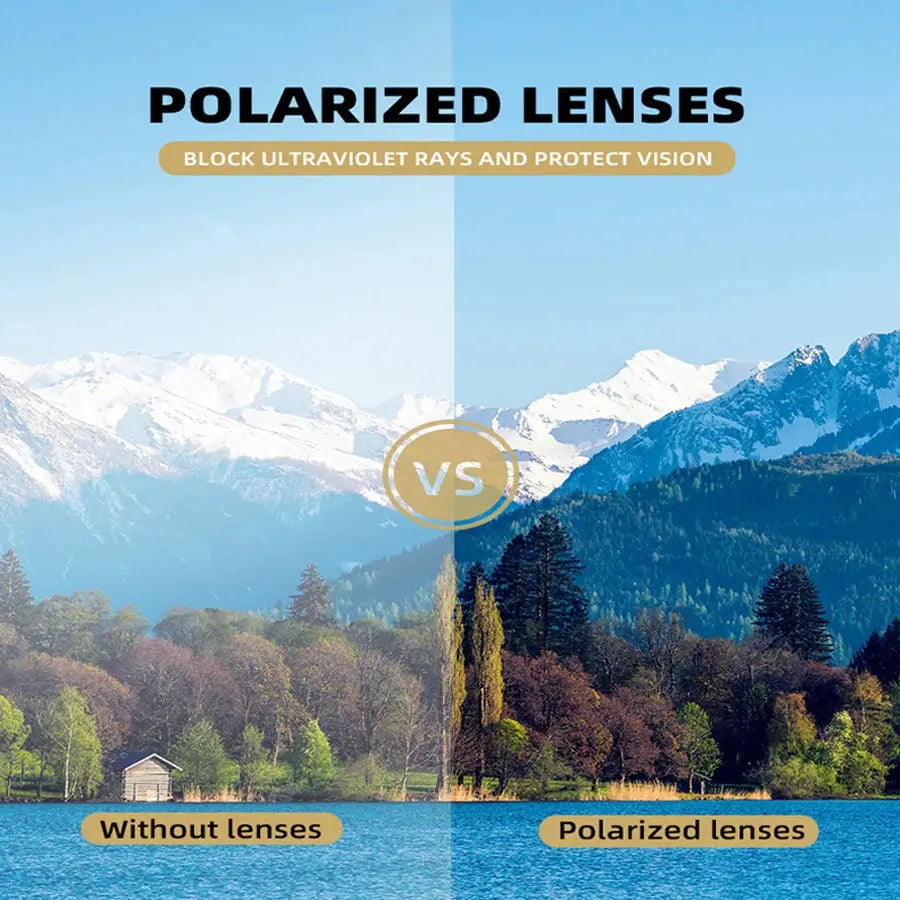 Men Photochromic Polarized Sunglasses Driving Fishing Chameleon Glasses Change Color Sun Glasses Day Night Vision UV400 Eyewear - Suncollections