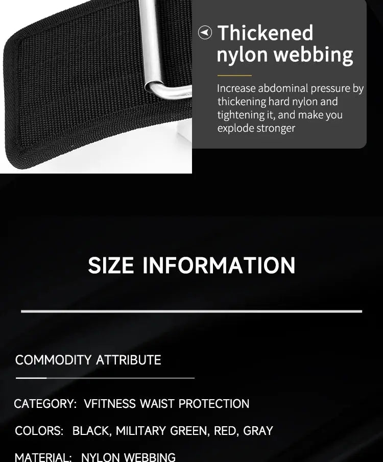 Quick Locking Weightlifting Belt Adjustable Nylon - Suncollections