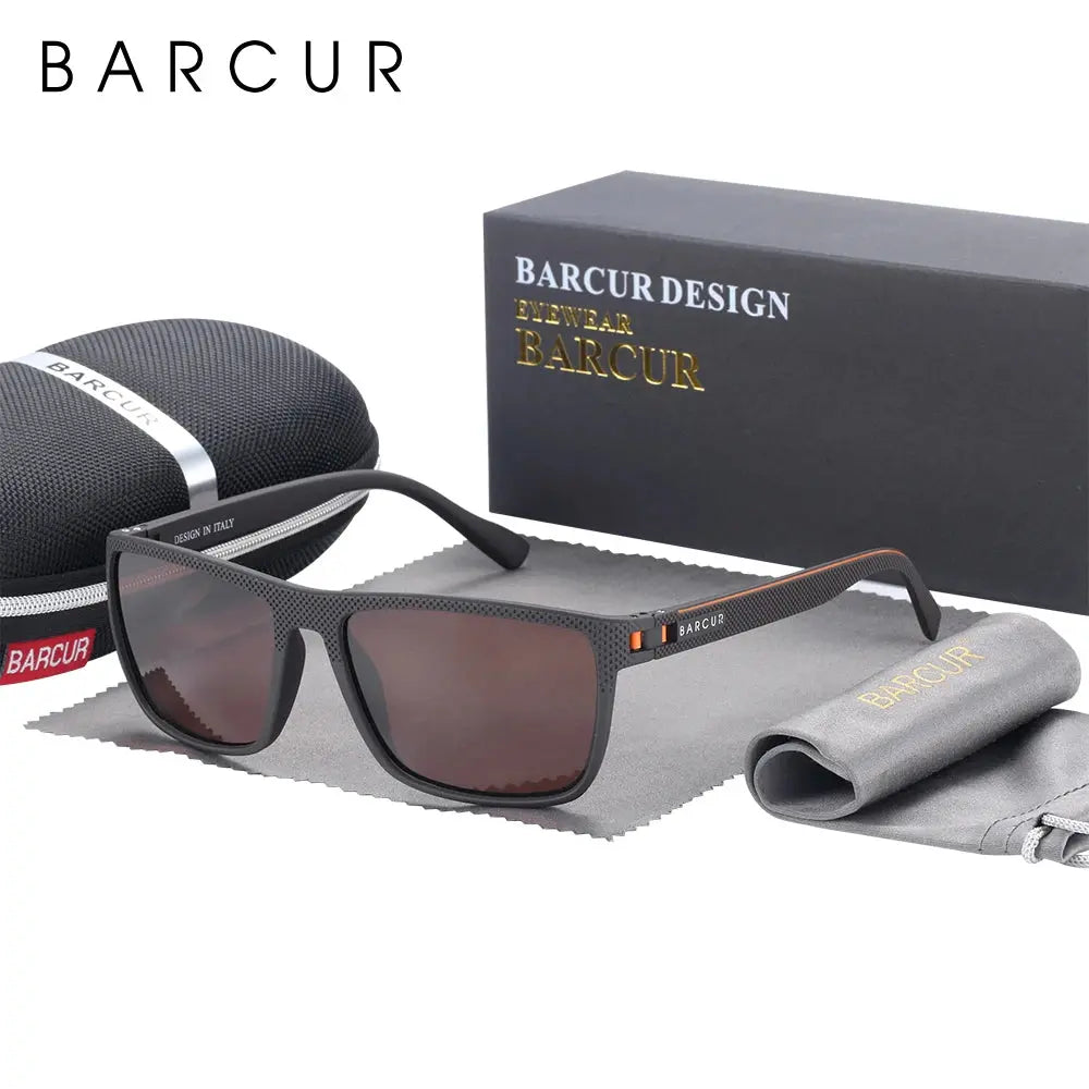 BARCUR Sports Sunglasses for Men Polarized FishingTravel TR90 Light Weight Sun Glasses Women Eyewear Accessory Oculos - Suncollections