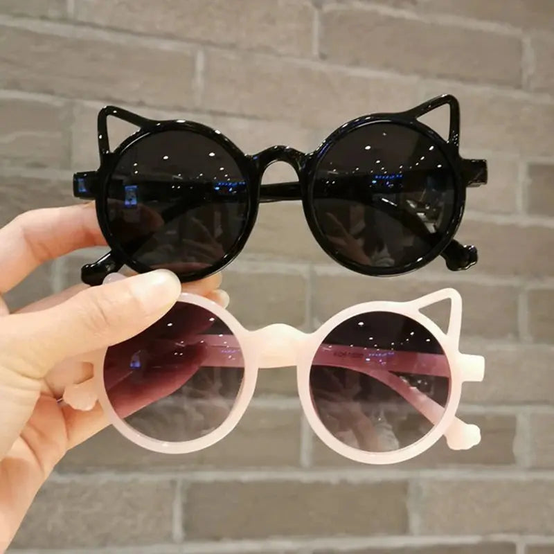 2023 Girls Boys Cute Animal Cartoon Ears Sunglasses Kids Outdoor Sun Protection Children Lovely Vintage Protection Sunglasses - Suncollections