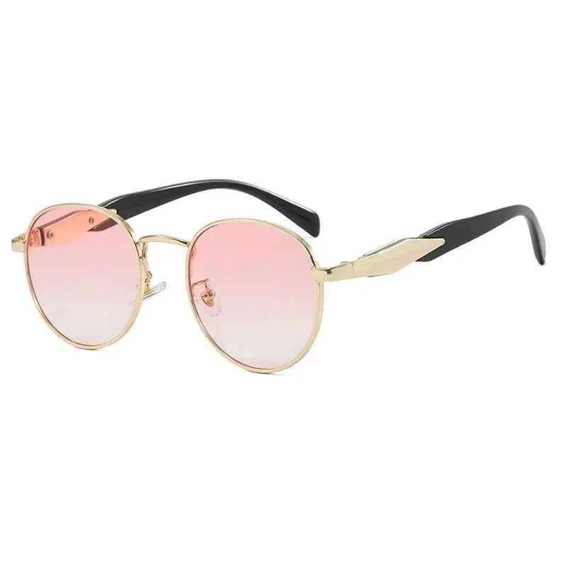 Vintage Round Metal Sunglasses Women New Fashion Retro UV400 - Suncollections