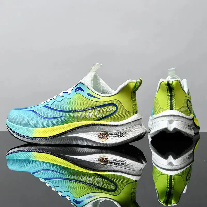 NEW Marathon Carbon plate Men Sports Running Shoes Breathable Lightweight Women's Comfortable Athletic Nonskid Sneakers Suncollections