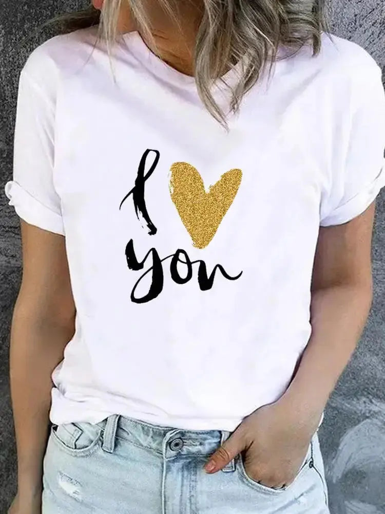 Clothes Women Butterfly Trend Lovely Cute Graphic Short Sleeve T-shirt Ladies - Suncollections