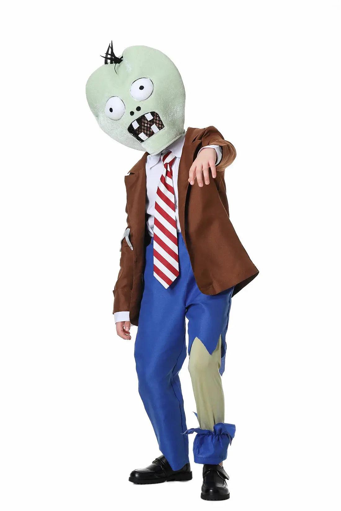 Halloween Kids Adult Funny Cosplay Game Zombies Novelty Jumpsuit Mask Outfit Clothes Festival Carnival Dress Up Party Stage Show Suncollections