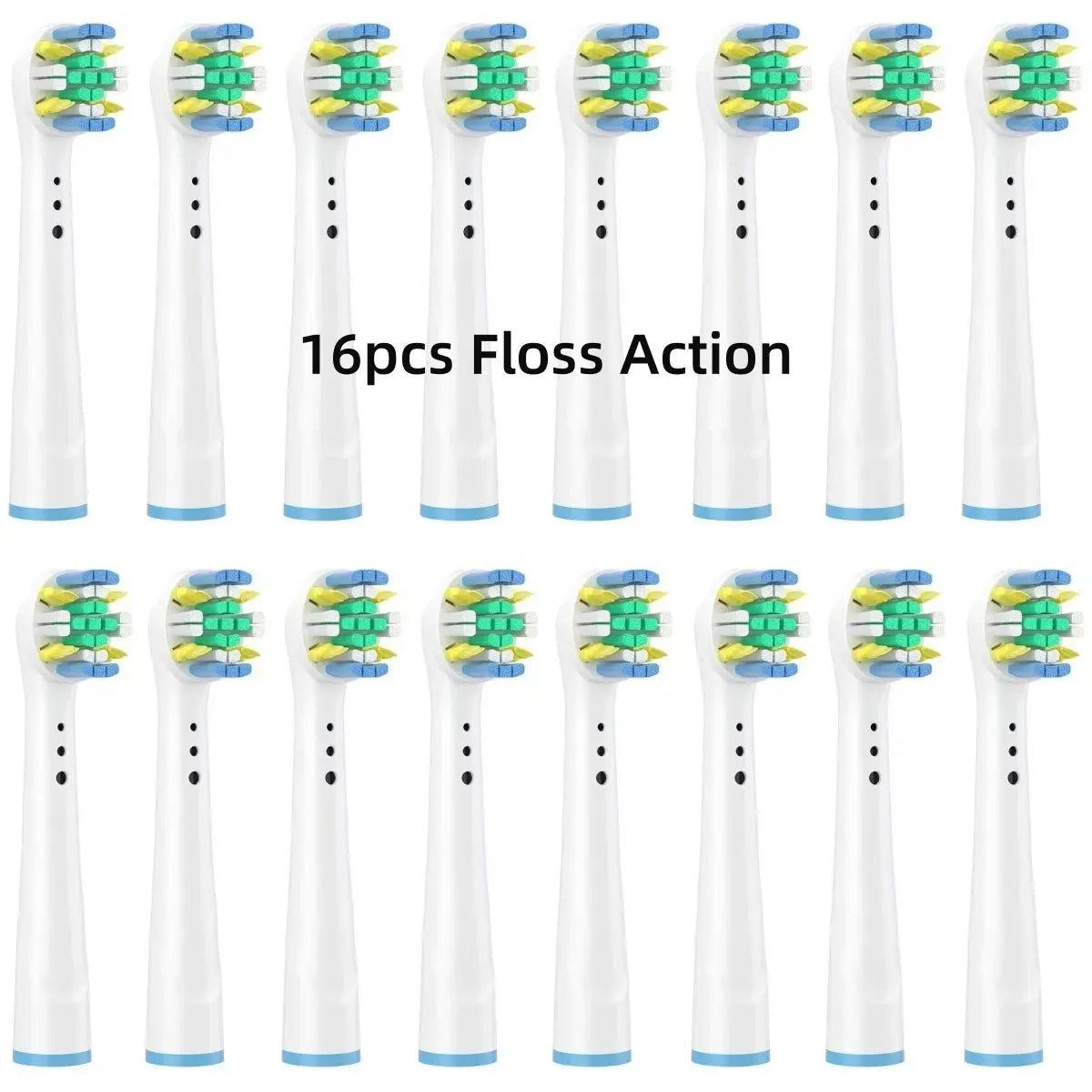 16/20PCS Brush Head nozzles for Oral B Electric Toothbrush Replacement Head Refill Sensitive Floss Cross Action for Oralb - Suncollections