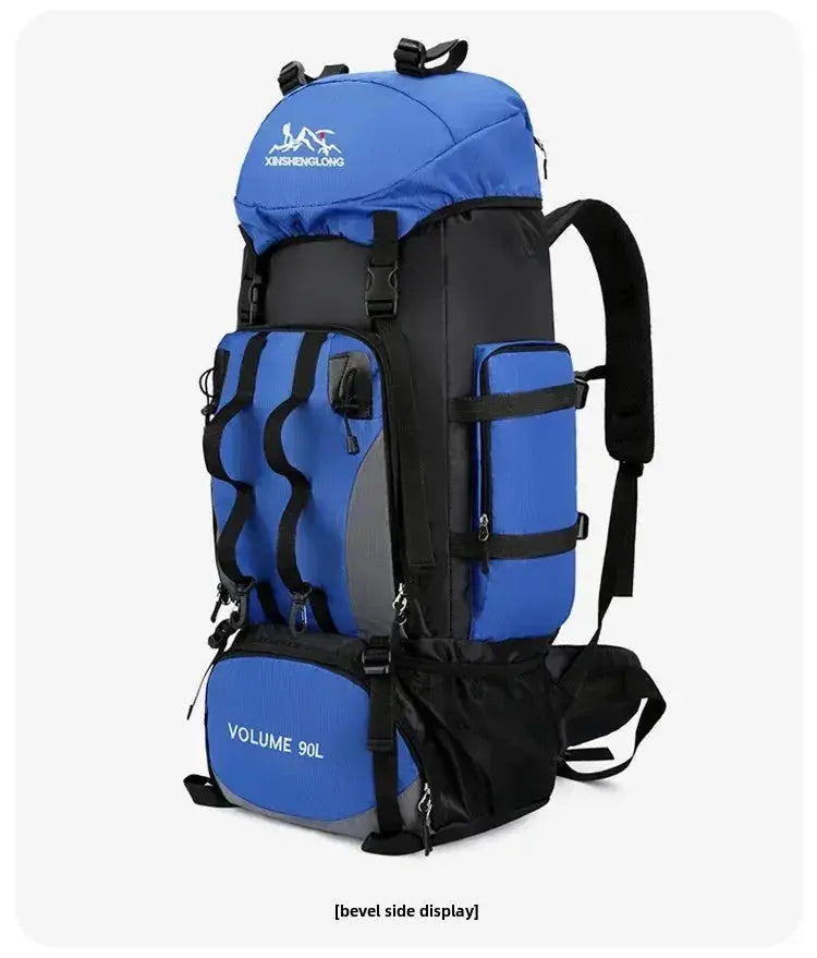 90L Waterproof Hiking Camping Backpack Trekking Bag Rucksack Large Capacity Travel Outdoor Sports Bags Camping Equipments - Suncollections